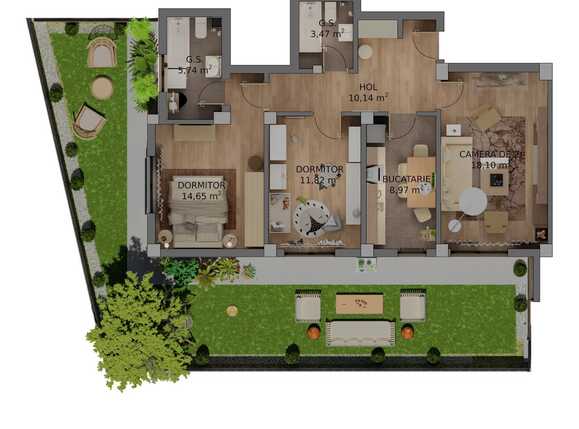 Apartament de vânzare 3 camere Veteranilor - 68209AV | BLITZ Craiova | Poza3