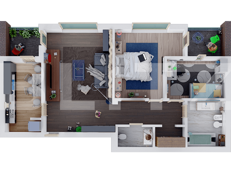 Apartament de vânzare 3 camere Lapus - 68402AV | BLITZ Craiova | Poza2