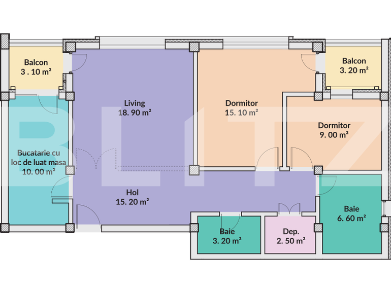 Apartament de vânzare 3 camere Lapus - 68402AV | BLITZ Craiova | Poza1