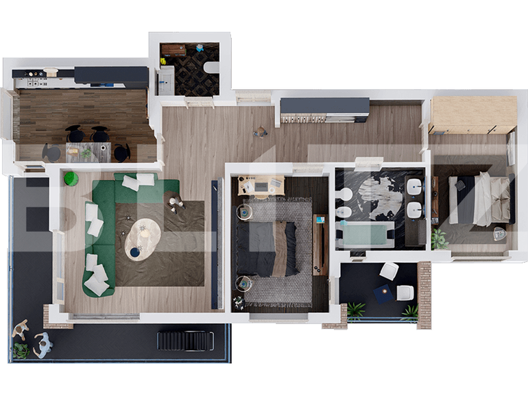 Apartament de vânzare 3 camere Lapus - 68421AV | BLITZ Craiova | Poza3