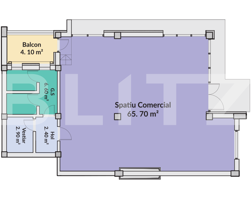 Spațiu comercial de vânzare Lapus - 69881SVC | BLITZ Craiova | Poza1
