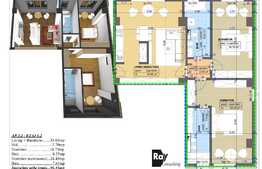 Apartament 3 camere zona Brazda lui Novac, finisaje moderne