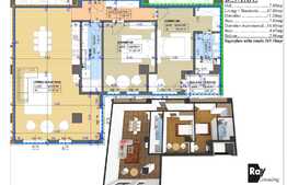 Apartament 3 camere, zona Brazda lui Novac, finisaje moderne, 105 mp