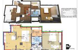 Apartament 2 camere, zona Brazda lui Novac, finisaje moderne, foarte spatios, 80 mp