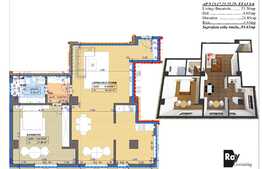 Apartament 2 camere, zona Brazda lui Novac, finisaje moderne, foarte spatios, 85 mp