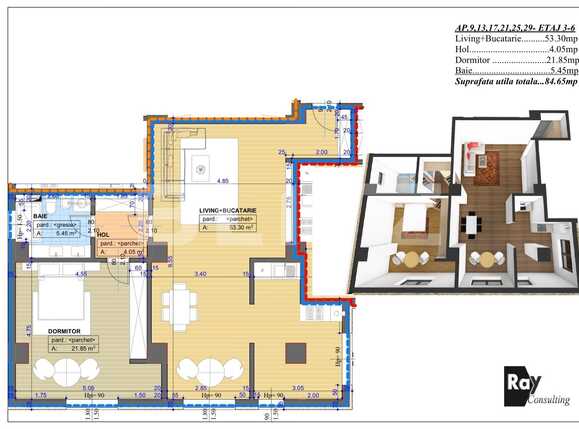 Apartament de vânzare 2 camere Brazda lui Novac - 71641AV | BLITZ Craiova | Poza1