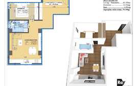 Apartament 2 camere, finisaje moderne, 51mp, Brazda lui Novac