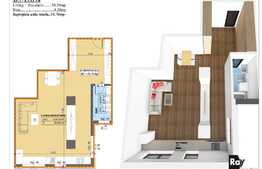 Apartament de 2 camere, zona Brazda lui Novac, finisaje moderne