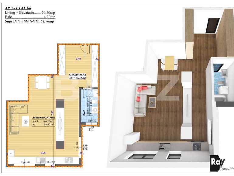 Apartament de vanzare 2 camere Brazda lui Novac - 71880AV | BLITZ Craiova | Poza2