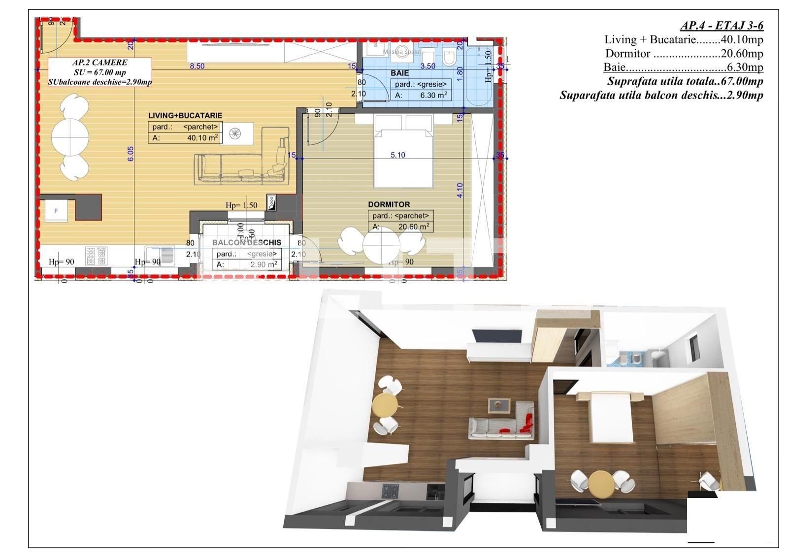 Apartament de vânzare 3 camere Brazda lui Novac - 71881AV | BLITZ Craiova | Poza1