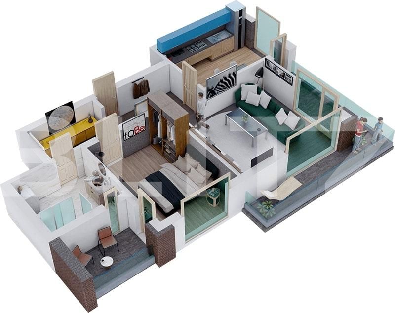 Apartament modern si spatios de 2 camere 85 mp zona Lapus