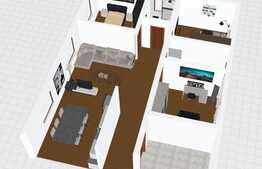 Case individuale, 93 mp utili cu 400 mp teren, toate utilitățile, zona Aeroport