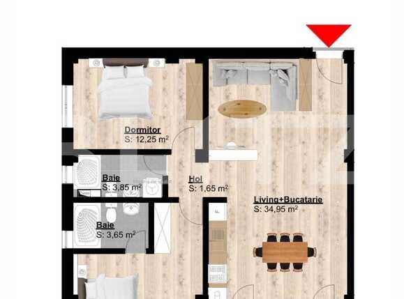 Apartament de vânzare 3 camere Brestei - 76311AV | BLITZ Craiova | Poza2