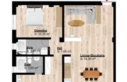 Ocazie! Apartament modern de 3 camere, 2 bai, bloc nou, zona Centrala