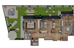 Apartament 3 camere, 74 mp, gradina de 50 mp, zona Parc - Veteranilor 