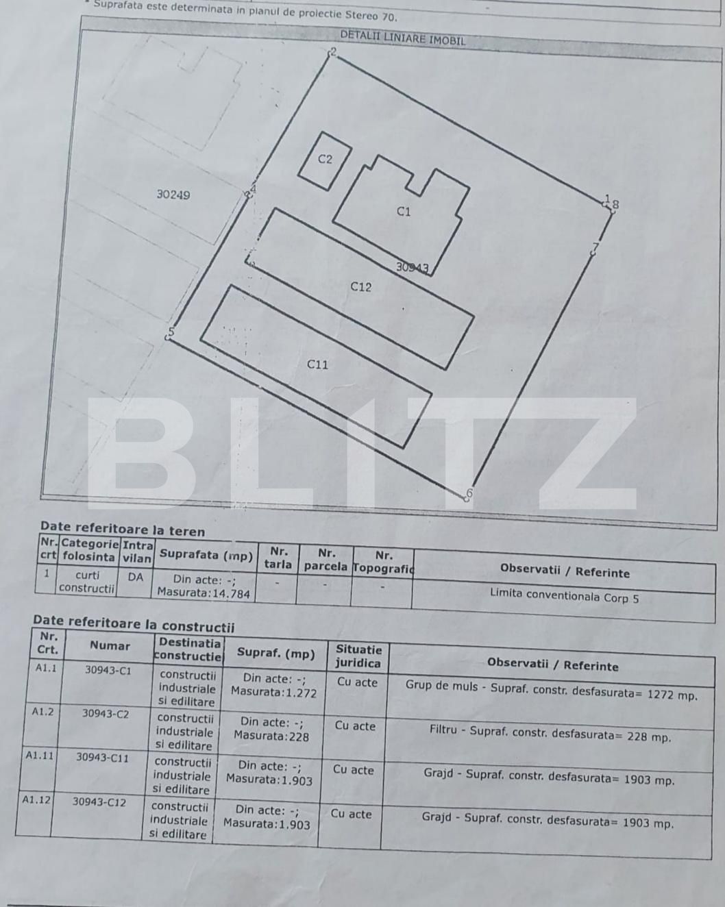 Spațiu industrial de vânzare Exterior Sud - 77263SVI | BLITZ Craiova | Poza1