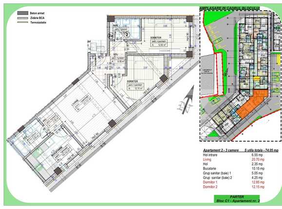Apartament de vânzare 3 camere Central - 78775AV | BLITZ Craiova | Poza1