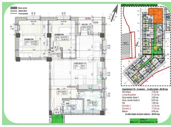 Apartament de vânzare 3 camere Central - 78837AV | BLITZ Craiova | Poza2