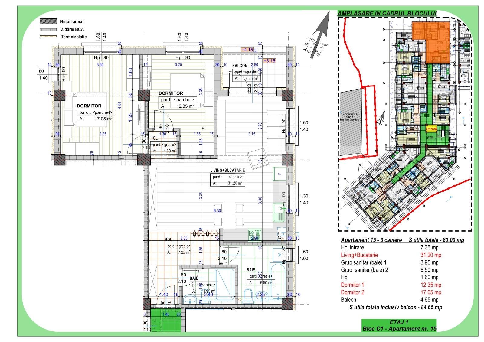 Apartament de vânzare 3 camere Central - 78837AV | BLITZ Craiova | Poza2