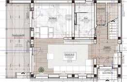 EXCLUSIVITATE! Comision 0% Casă modernă P + E, 112 mp utili, curte 570 mp , ansamblu rezidențial Greenfield Home