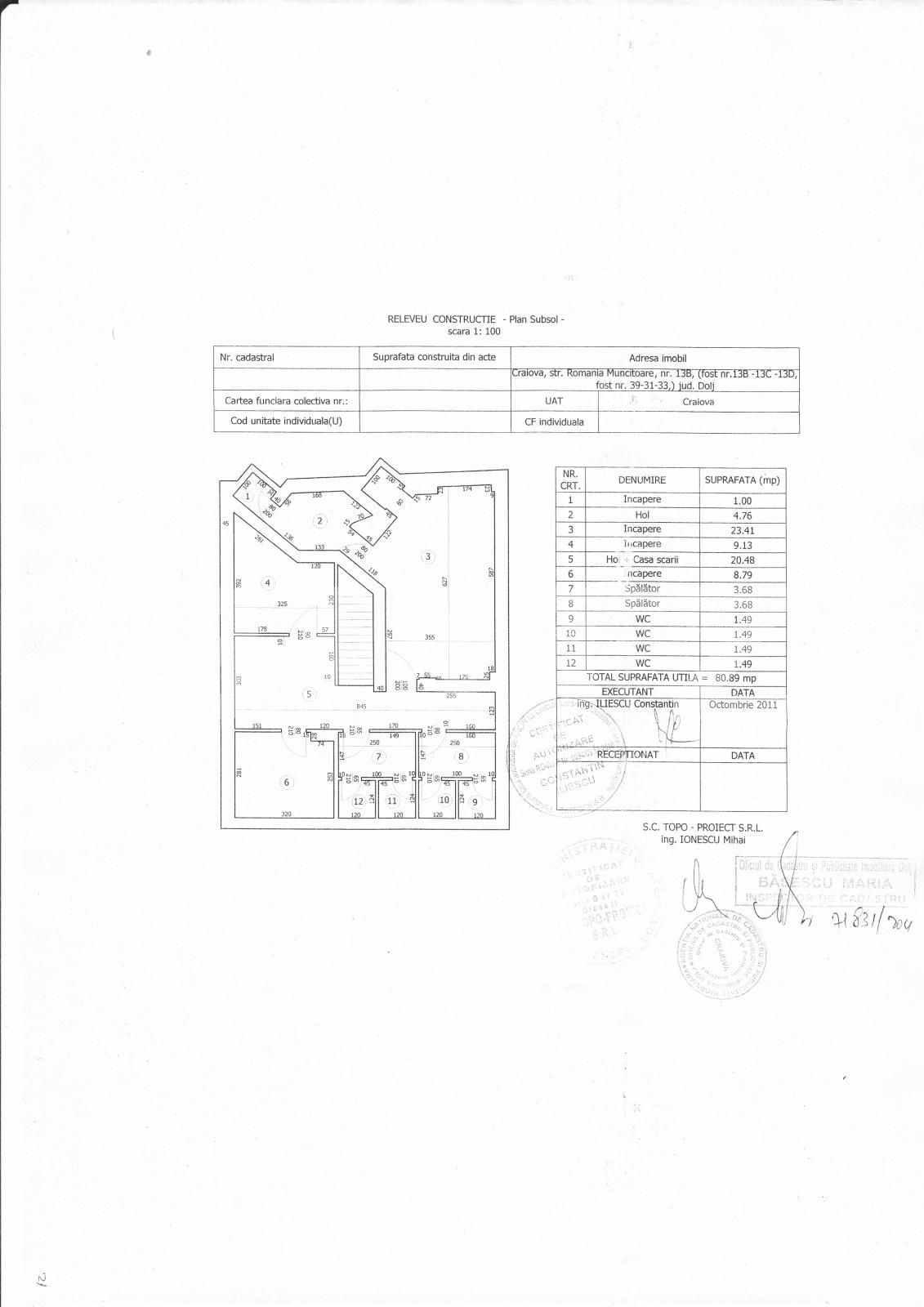 Spațiu birouri de închiriat Central - 79052SIB | BLITZ Craiova | Poza1