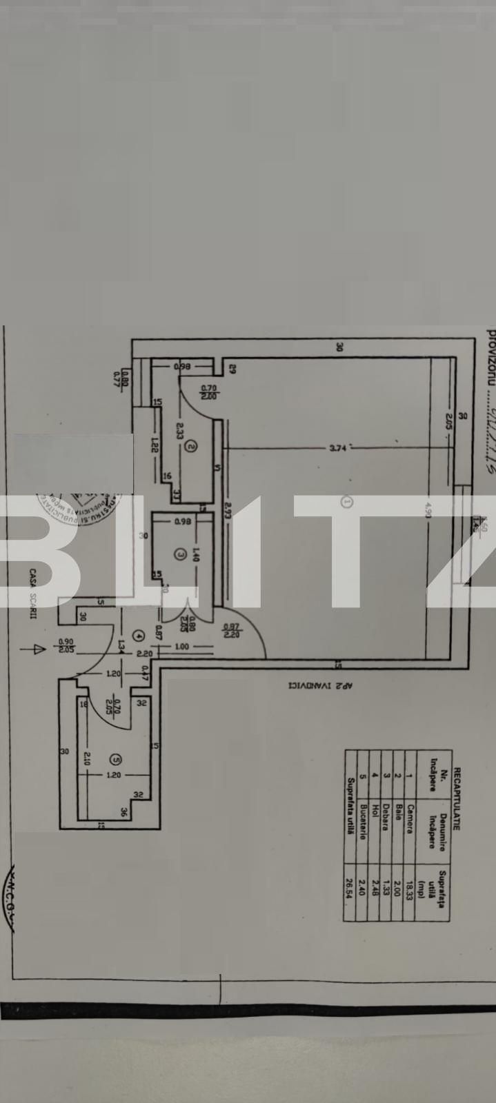 Garsoniera la parter, pretabil spatiu comercial/firma, zona Ultracentrala