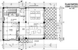 Teren intravilan 1.533 mp, toate utilitățile și proiect 4 case autorizat, Cârcea