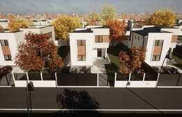 Casă individuală la cheie, 109 mp, 324 mp curte, Metro