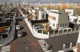 Casă individuală la cheie, 109 mp, 324 mp curte, Metro