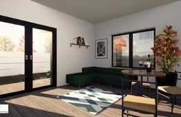 Casă individuală la cheie, 109 mp, 324 mp curte, Metro