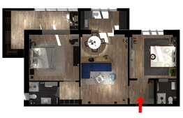 Apartament 3 camere, 80 mp, lux, prima inchiriere, zona Centrala