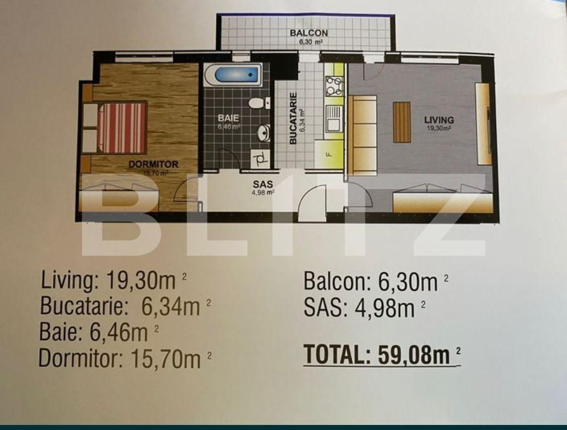 Apartament de vânzare 2 camere Garii - 82712AV | BLITZ Craiova | Poza2