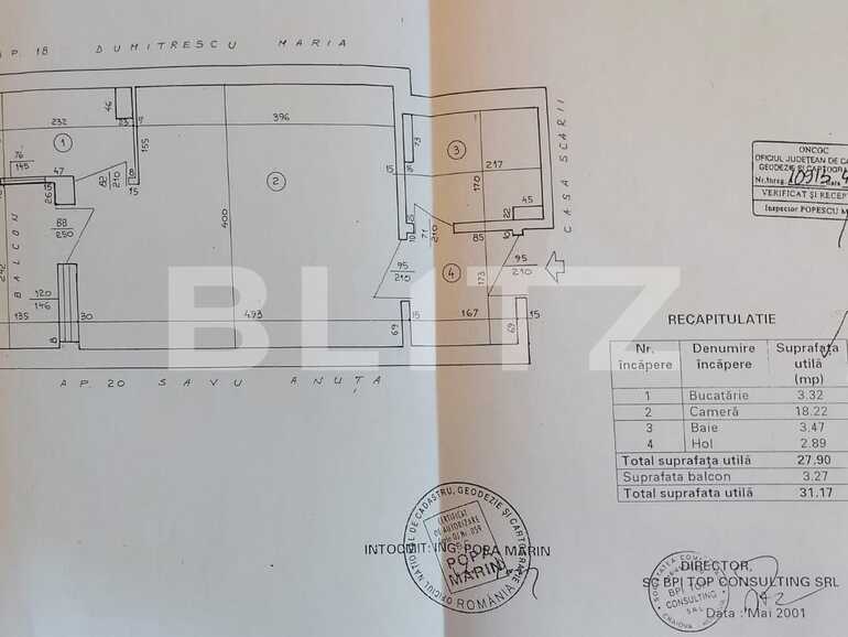 Garsonieră de vânzare Brazda lui Novac - 85591AV | BLITZ Craiova | Poza1