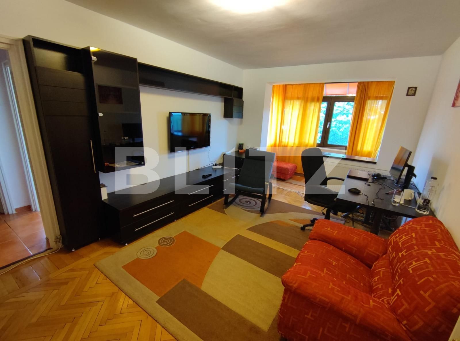 Apartament cu 2 camere, 48 mp, centrala termica, Zona Baba Novac