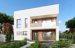 Casa individuala la cheie P+E, teren 500 mp, zona Carcea