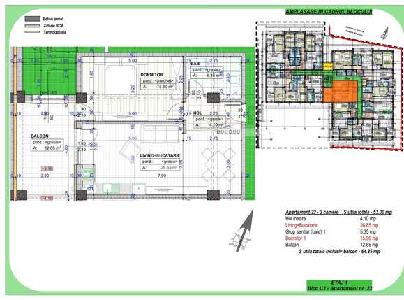 Apartament de vânzare 2 camere Central - 91547AV | BLITZ Craiova | Poza1