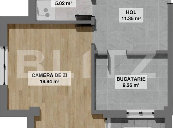 Garsonieră de vânzare Exterior Est - 96527AV | BLITZ Craiova | Poza1