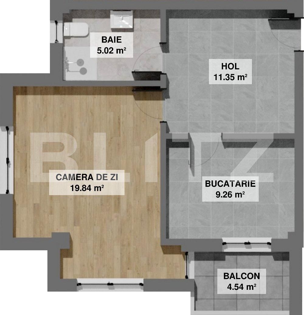 Garsonieră de vânzare Exterior Est - 96527AV | BLITZ Craiova | Poza1