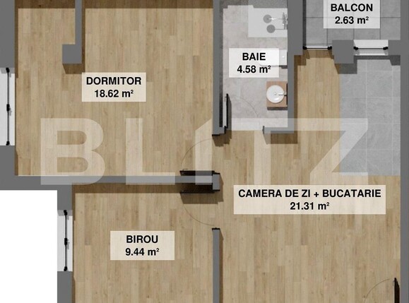 Apartament de vânzare 3 camere Exterior Est - 96528AV | BLITZ Craiova | Poza1