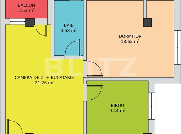 Apartament de vânzare 3 camere Exterior Est - 96544AV | BLITZ Craiova | Poza1