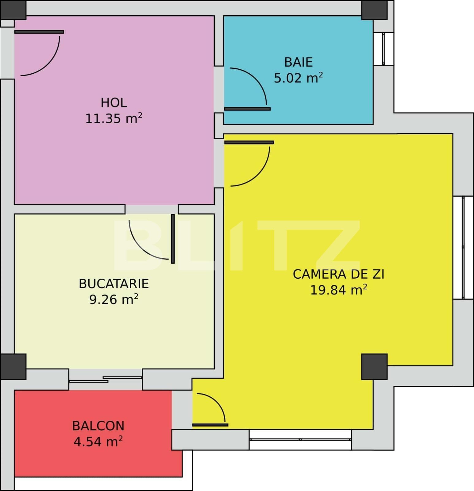 Garsonieră de vânzare Exterior Est - 96546AV | BLITZ Craiova | Poza1