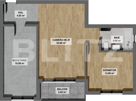 Apartament de vânzare 2 camere Exterior Est - 96559AV | BLITZ Craiova | Poza1