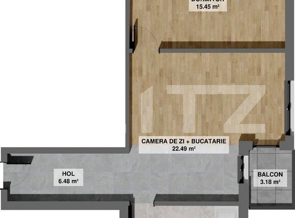 Apartament de vânzare 2 camere Exterior Est - 96560AV | BLITZ Craiova | Poza1