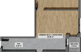 Apartament de 2 camere, 51 mp, zona Pielesti