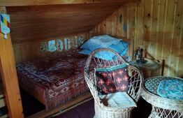 cabana , 3 dormitoare , sauna , teren 1000 mp