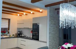 Casa eleganta cu 5 dormitoare, living, 2 bucatarii si 3 bai