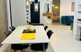 Apartament tip duplex, 100 mp, 4 camere, mobilat modern, curte + parcare Gherlal