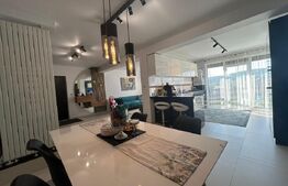 Apartament tip duplex, 100 mp, 4 camere, mobilat modern, curte + parcare Gherla