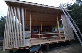 Teren + cabana pe piloi, 661 mp, zona Almasu Sec