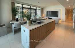 2BR, High Floor, Marina View, Private Beach